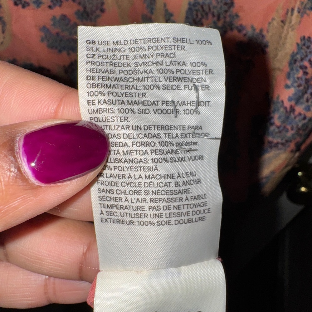 ✨ H&M Conscious Exclusive Floral Midi Dress – Size 10 (Fits M) ✨ - Picture 9 of 13